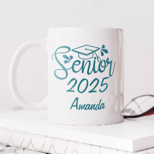 Personalisierter Name Absolvent Kaffeetasse