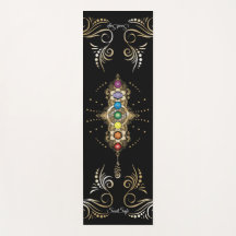 Personalisierter Name Aligned Gold Chakra