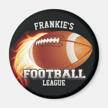 Personalisierter NAME American Football Flames Spo