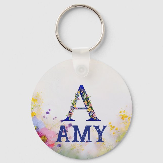 Personalisierter Name - AMY Schlüsselanhänger (Vorderseite)