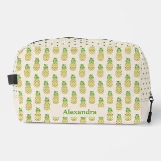 Personalisierter Name Ananas Nähbeutel schneiden Waschbeutel