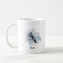 Personalisierter Name Anfangsbuchstabe X