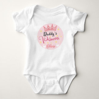 Personalisierter Name Baby Bodysuit/Daddy's Prince Strampler