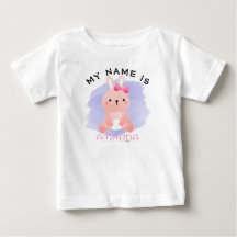 Personalisierter Name Baby Dusche Wasserfarbe Kani