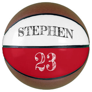 Personalisierter Name Ball Player Nummer Basketball