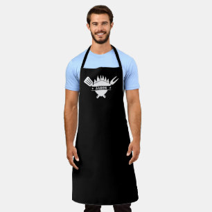 Personalisierter Name BBQ-Grill Schürze