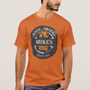 Personalisierter Name BBQ T-Shirt