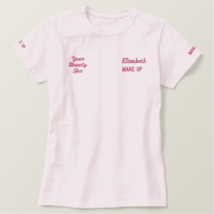 Personalisierter Name Beauticit macht Beruflich Besticktes T-Shirt