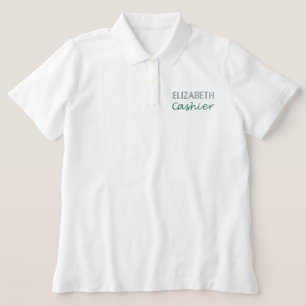 Personalisierter Name Beruflich Kasse Frau