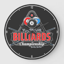 Personalisierter NAME Billard 8 Ball Pool Cue Rack