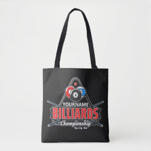 Personalisierter NAME Billard 8 Ball Pool Cue Rack Tasche