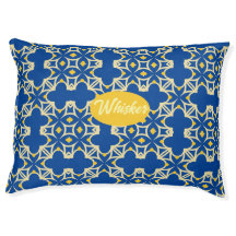Personalisierter Name Blau und Gelb Royal Repose