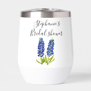 Personalisierter Name Bluebonnets Floral Brautpart