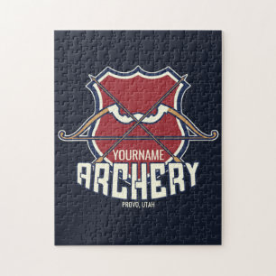 Personalisierter NAME Bogenschießsport Reflexbogen