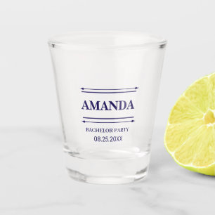 PERSONALISIERTER NAME BRAUTJUNGFER JUNGGESELLINNEN SCHNAPSGLAS
