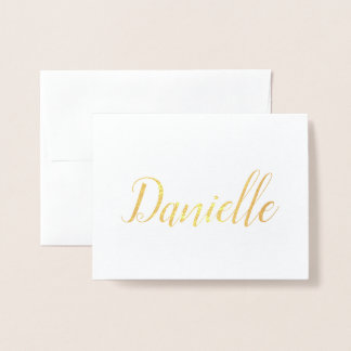 Personalisierter Name | Bridesmaid | Danielle Folienkarte