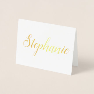 Personalisierter Name | Bridesmaid Stationery Folienkarte
