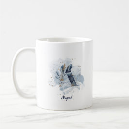 Personalisierter Name Buchstabe Anfangsbuchstabe A Kaffeetasse