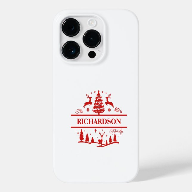 Personalisierter Name Case-Mate iPhone 14 Pro Hülle (Rückseite)