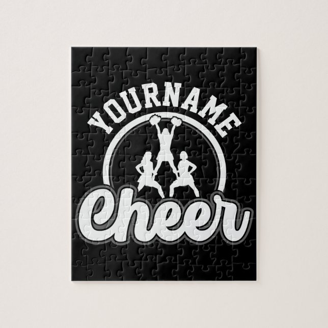 Personalisierter NAME Cheer Team Varsity Cheerlead (Vertikal)