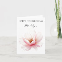 Personalisierter Name Cherry Blossom Geburtstag