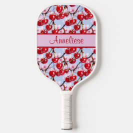 Personalisierter Name Cherry Blossom Pink Pickleball Schläger