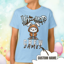Personalisierter Name Cool Ostern Angesagt-Hop-Cre