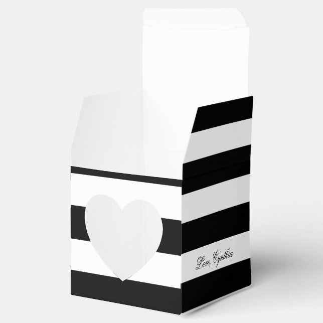 Personalisierter Name Cupcake Boxes Geschenkschachtel (Geöffnet)