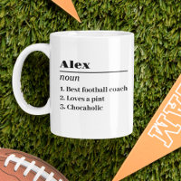 Personalisierter Name Definition Noul Football Coa