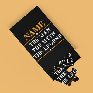 Personalisierter Name Der Mann Der Mythos Die Lege