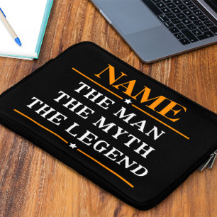 Personalisierter Name Der Mann Der Mythos Die Lege Laptopschutzhülle