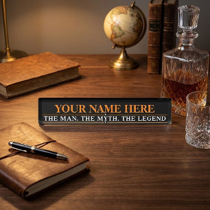 Personalisierter Name Der Mann Der Mythos Die Lege Namensplakette