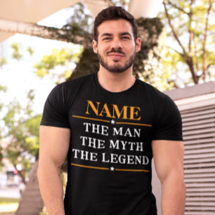 Personalisierter Name Der Mann Der Mythos Die Lege T-Shirt