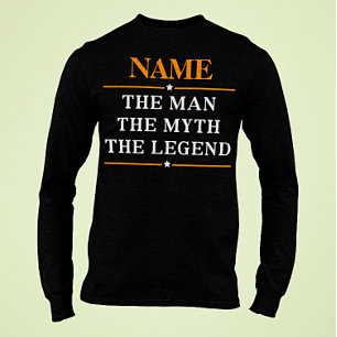 Personalisierter Name Der Mann Der Mythos Die Lege T-Shirt