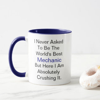 Personalisierter Name, der nie als bester Mechanik Tasse