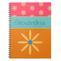Personalisierter Name der Retro-Blume