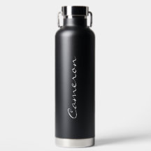 Personalisierter Name der Schwarz-weißen Monogramm