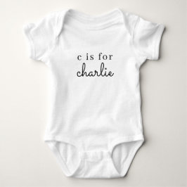Personalisierter Name des Babys Baby Strampler