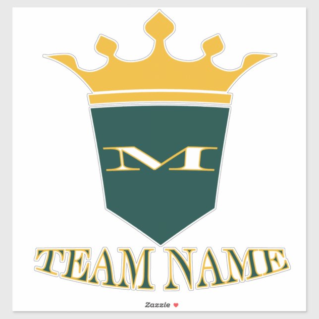 Personalisierter Name des benutzerdefinierten Team Aufkleber (Blatt)