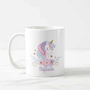 Personalisierter Name des Blumenschlauchs Niedlich Kaffeetasse