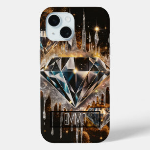 PERSONALISIERTER NAME DES DIAMOND-TELEFONFALLS Case-Mate iPhone HÜLLE
