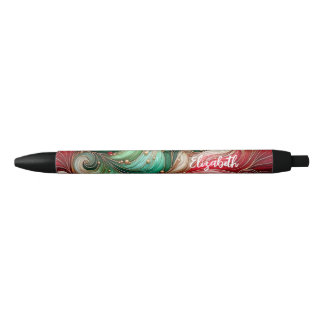 Personalisierter Name des Festivals Red Green Gold Kugelschreiber