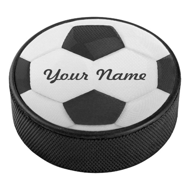 Personalisierter Name des Fußballballs Eishockey Puck (3/4)