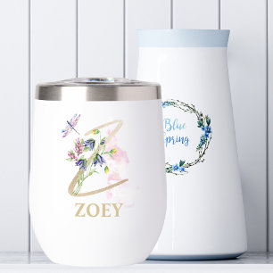 Personalisierter Name des Gold Script Letter Z Mon