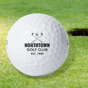 Personalisierter Name des Golfclubs Gründungsdatum Golfball