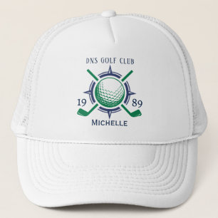Personalisierter Name des Golfclubs Truckerkappe