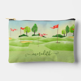 Personalisierter Name des Golfplatzes Zubehörtasche