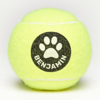 Personalisierter Name des Hundes auf Paw