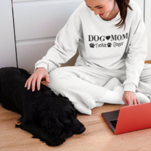 Personalisierter Name des Hundes Hundemutter mama Sweatshirt