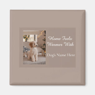 Personalisierter Name des Hundes, individuelles Ge Magnet